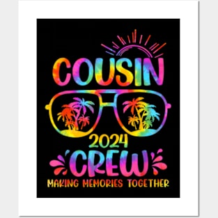 Cousin Crew 2024 Making Memories Family Squad Trip Posters and Art